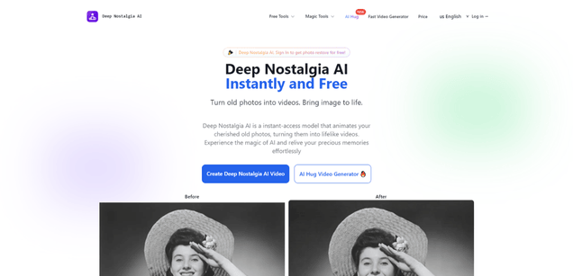 Deep Nostalgia AI