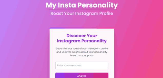 My Insta Personality