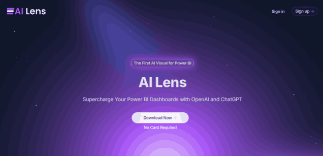 AI Lens For Power BI