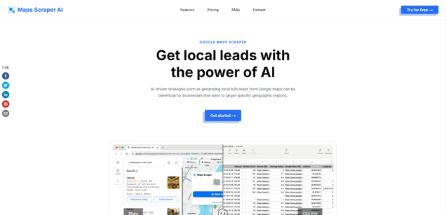 Maps Scraper AI