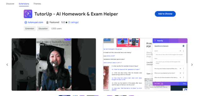 Homework Helper - Chrome Extension