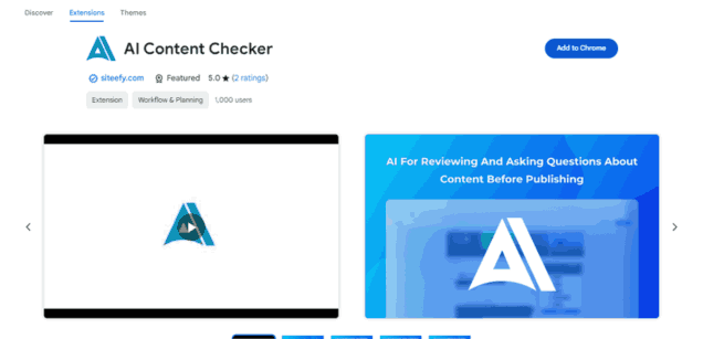 AI Content Checker - Chrome Extension