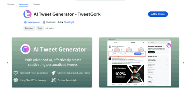 AI Tweet Generator - Chrome Extension