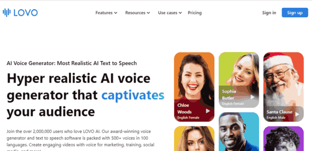 LOVO AI Voice Generator