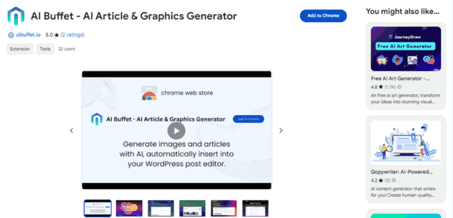 AIBuffet - Chrome Extension