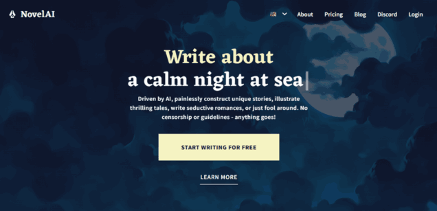 NovelAI - The AI Storyteller