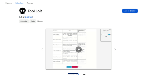 Tool LoR - Chrome Extension