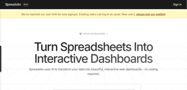 Spreadsite