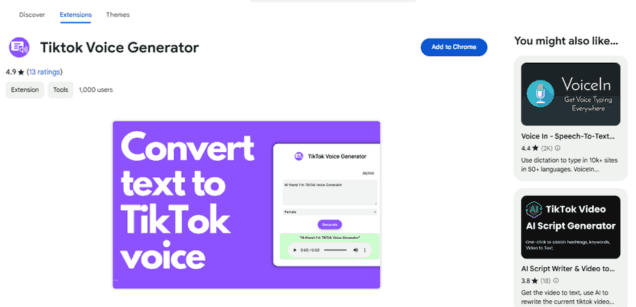 Tiktok Voice Generator