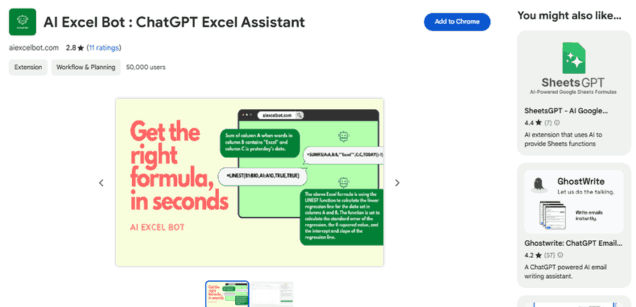 Formula Assist - Chrome Extension