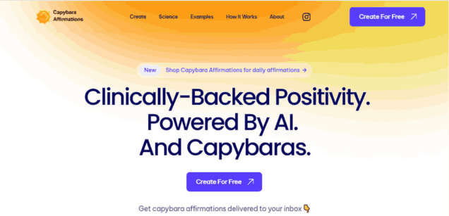 Capybara Affirmations AI